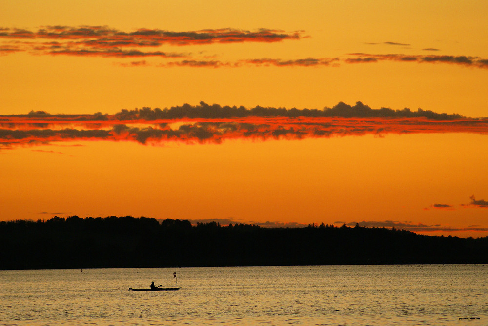 ...Sonnenuntergang in Nibe