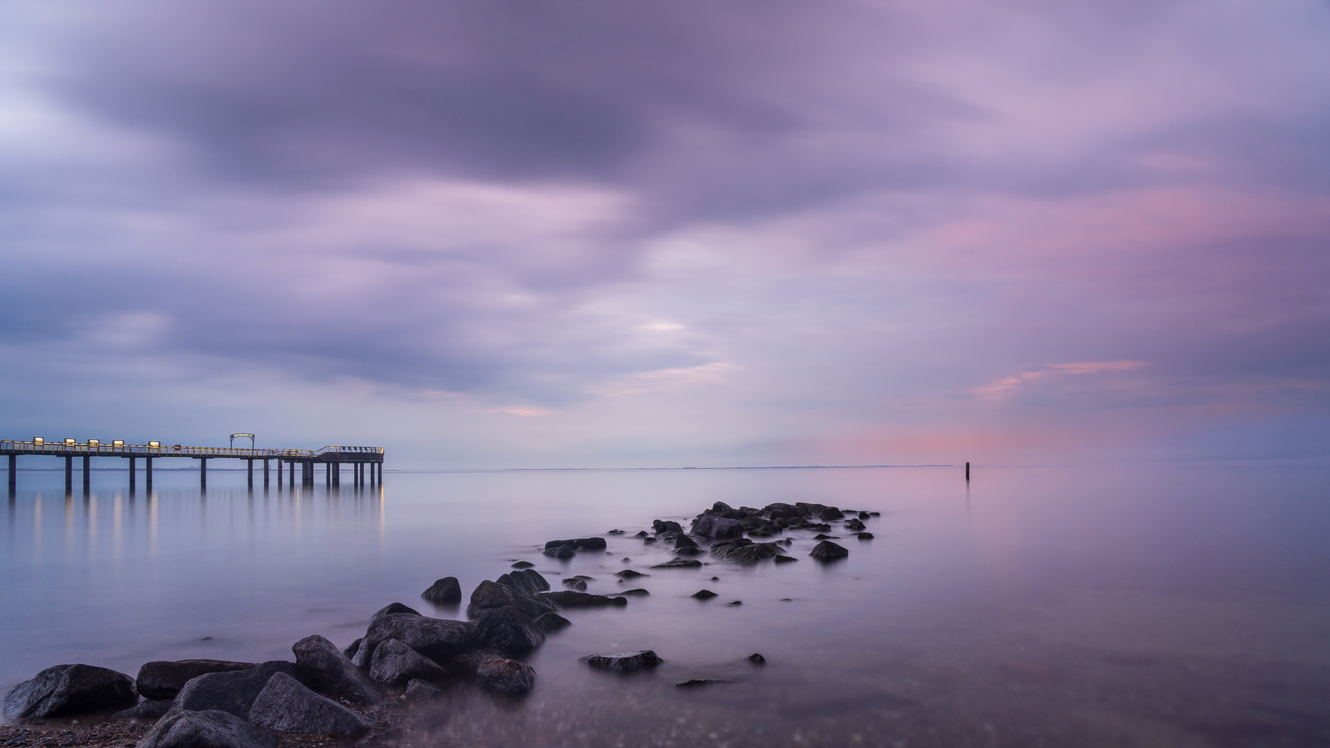 Sonnenuntergang in Niendorf 2