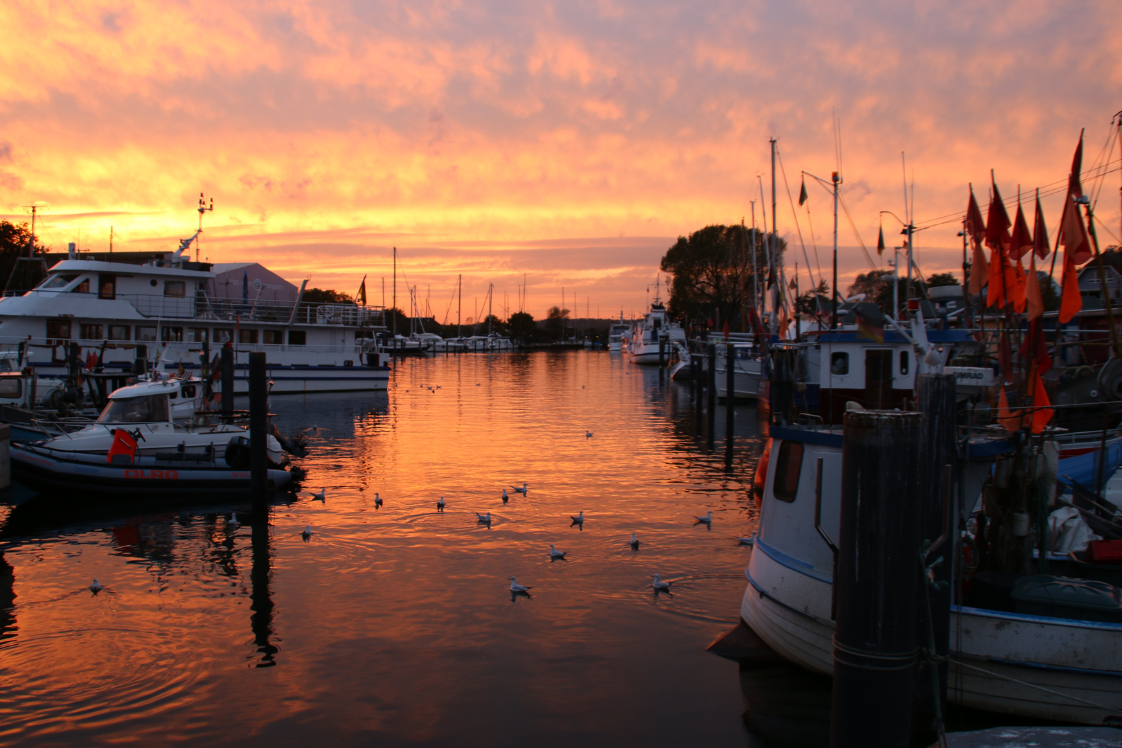 Sonnenuntergang in Niendorf/Ostsee