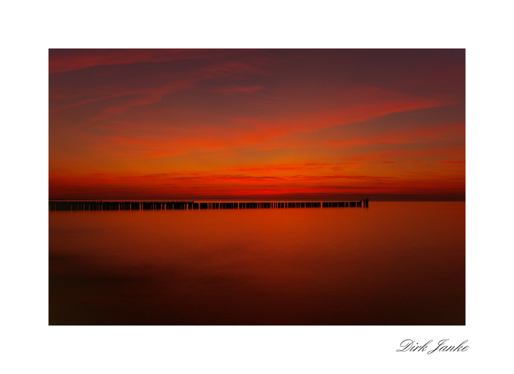 Sonnenuntergang in Nienhagen