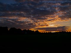 Sonnenuntergang in Nierswalde