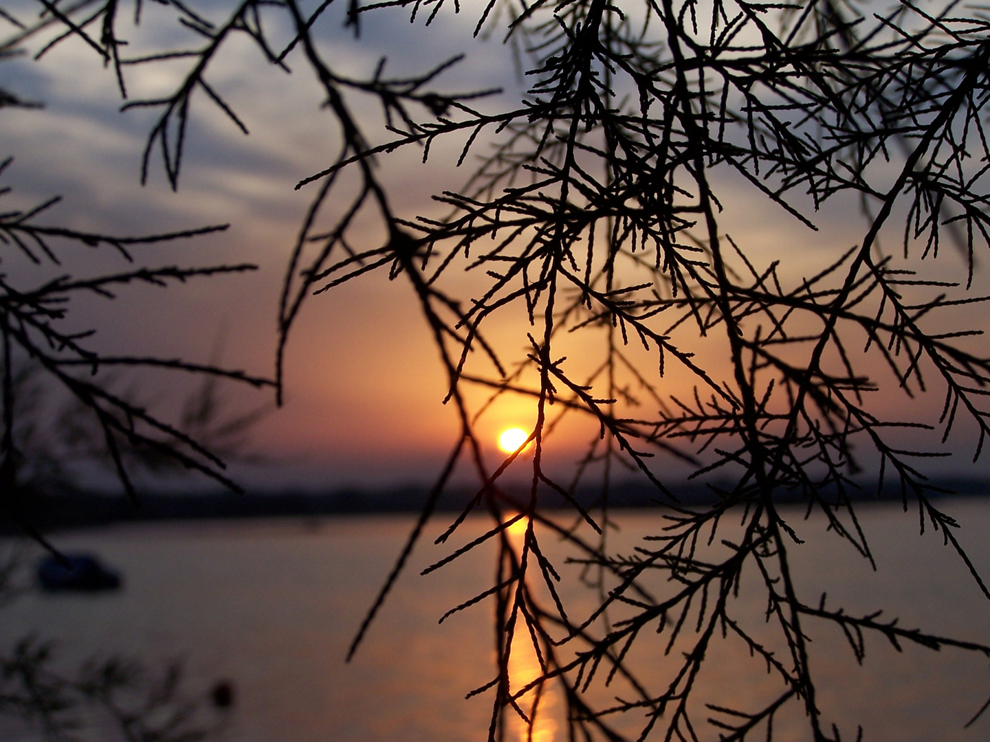 Sonnenuntergang in Nin