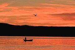 Sonnenuntergang in Njivice