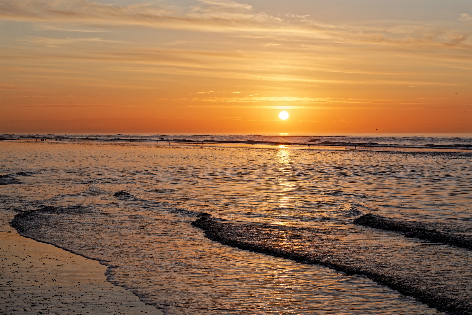 Sonnenuntergang in Noordwijk