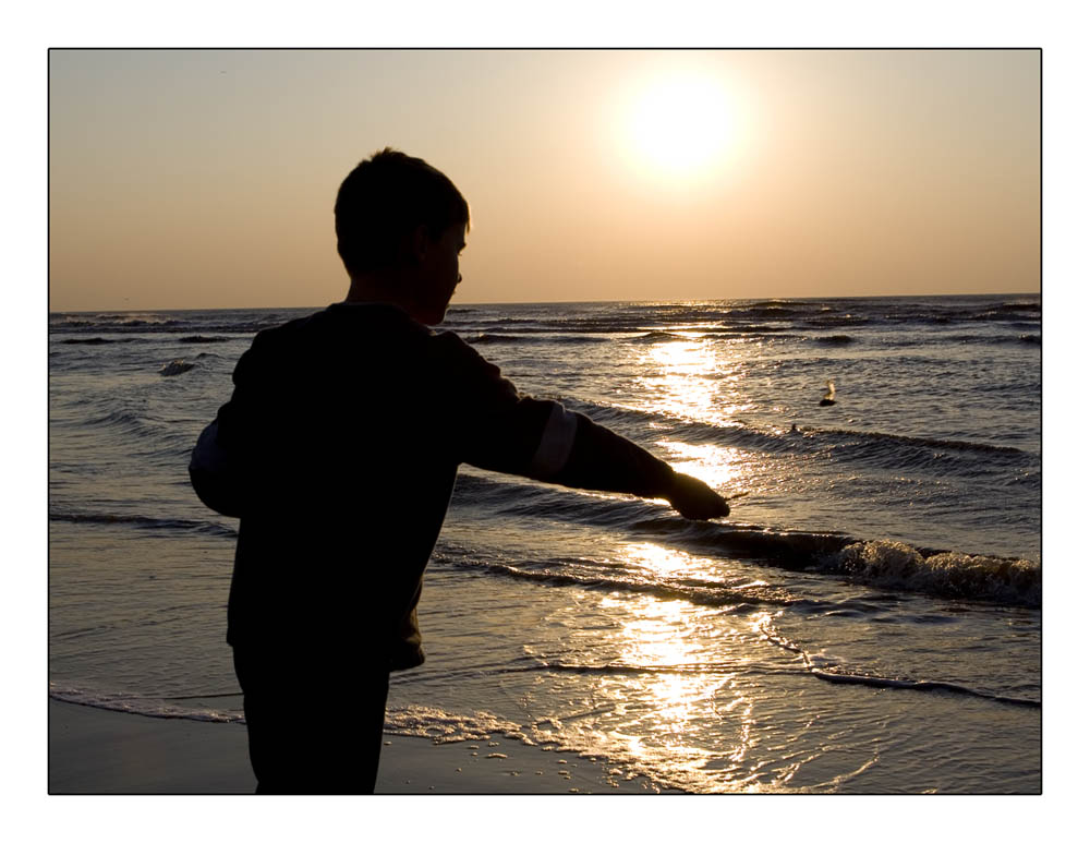 Sonnenuntergang in Noordwijk