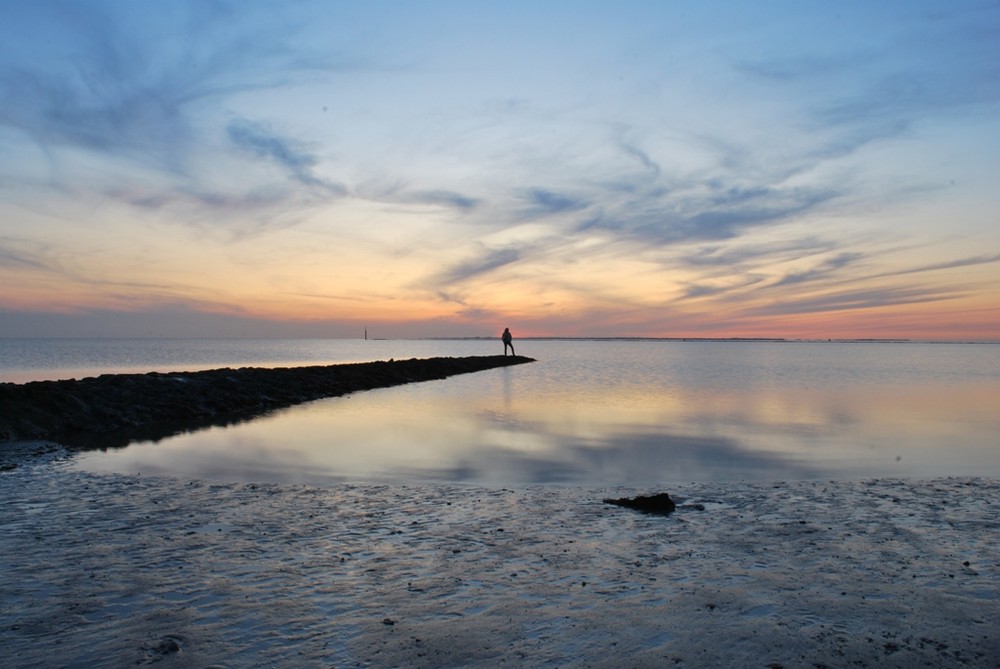 Sonnenuntergang in Norddeich