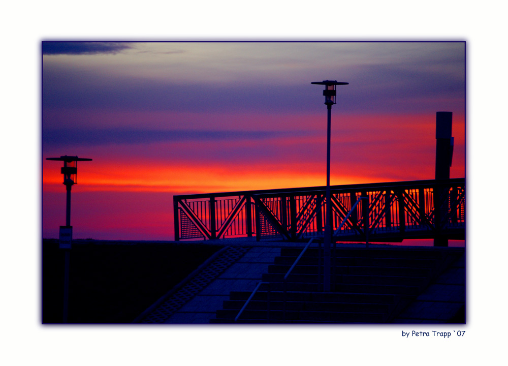 Sonnenuntergang in Norddeich