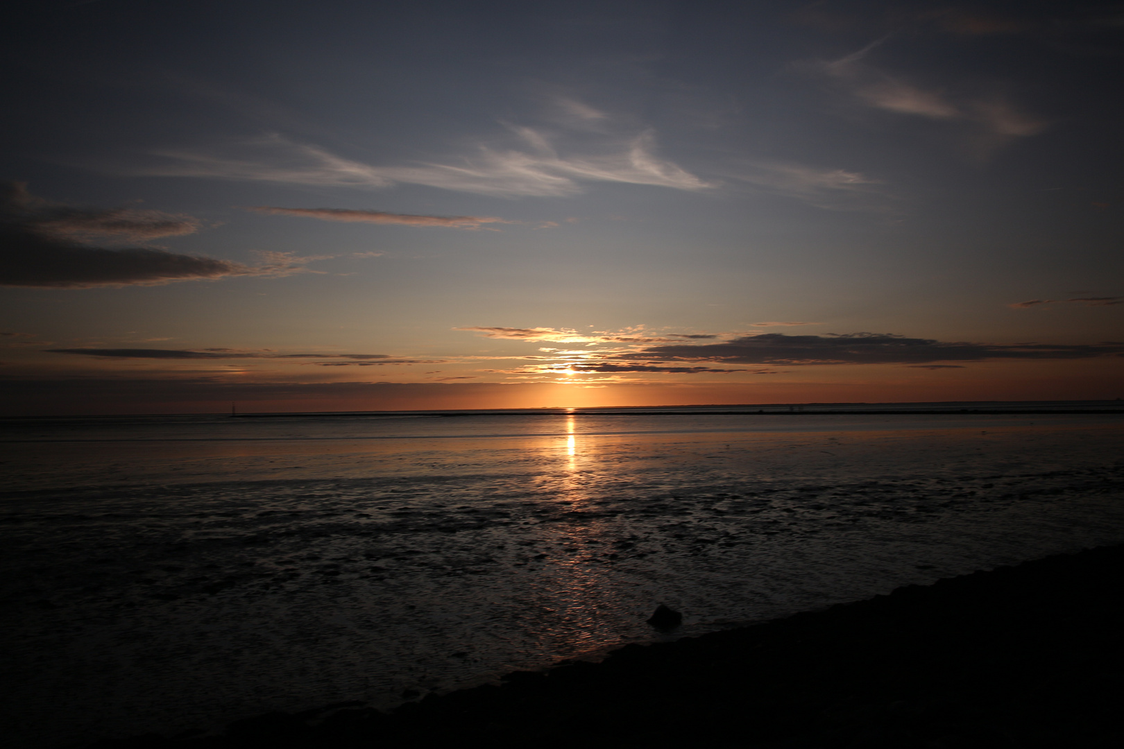 Sonnenuntergang in Norddeich