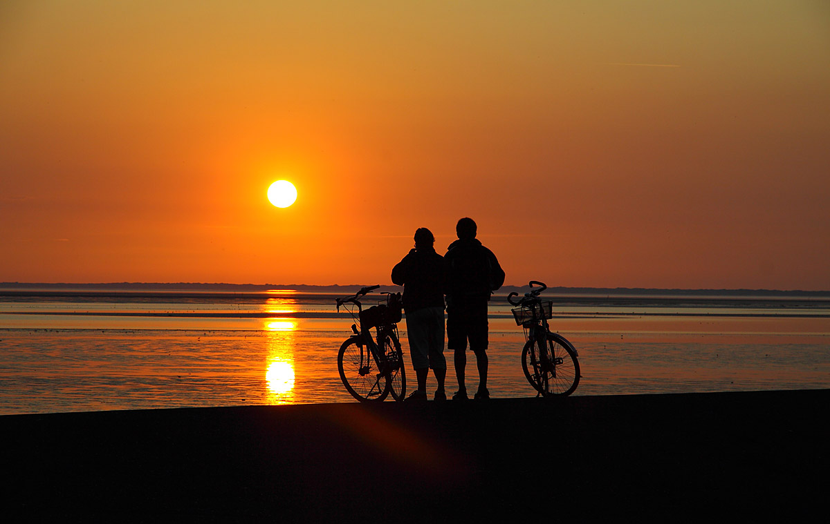 Sonnenuntergang in Norddeich