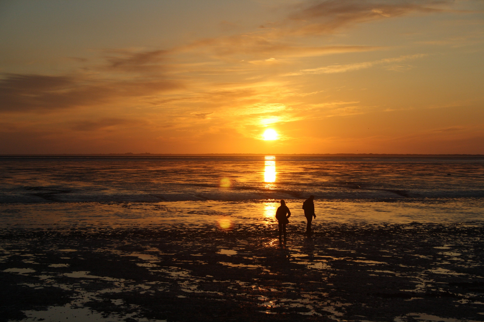 Sonnenuntergang in Norddeich