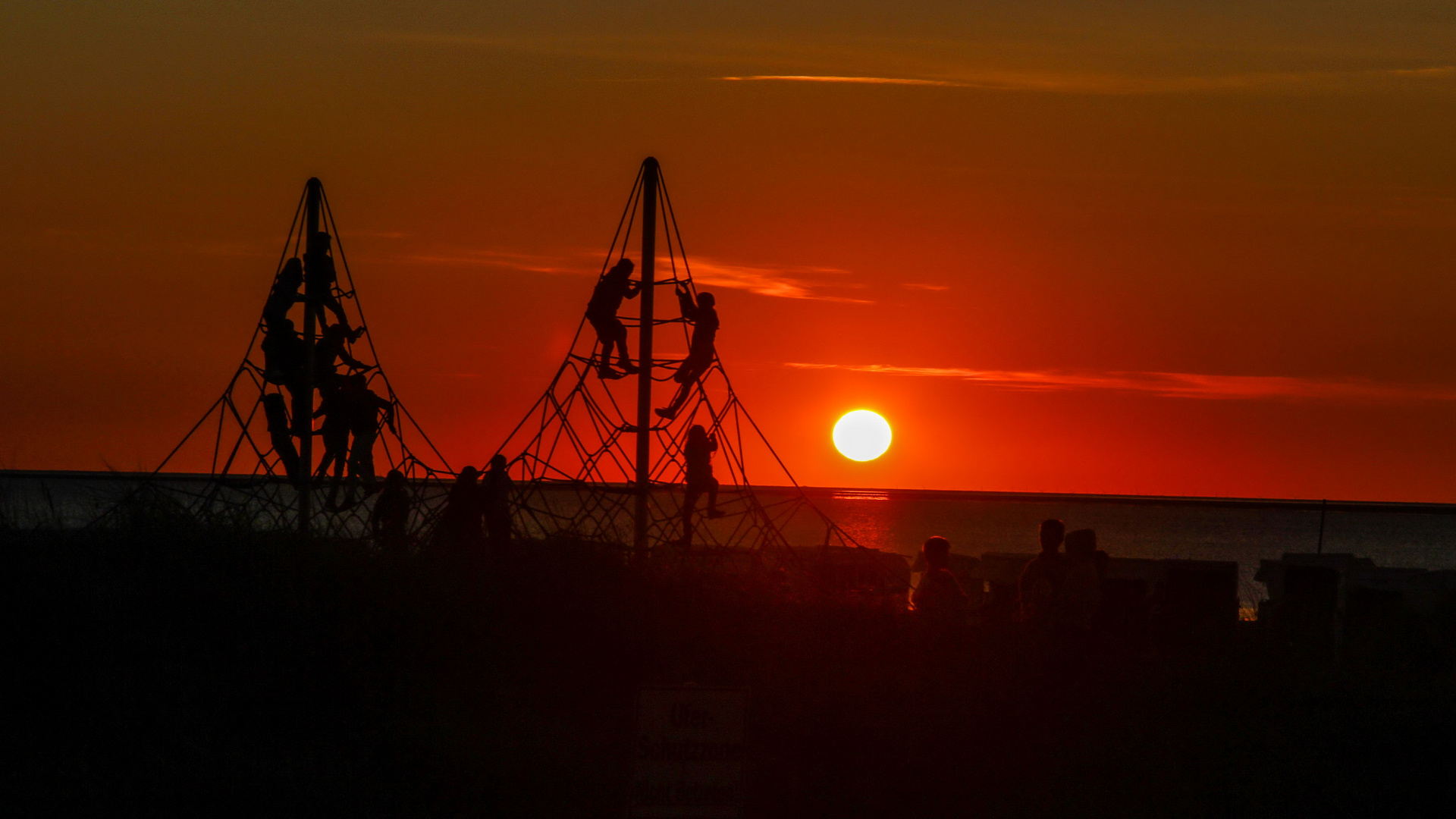 Sonnenuntergang in Norddeich