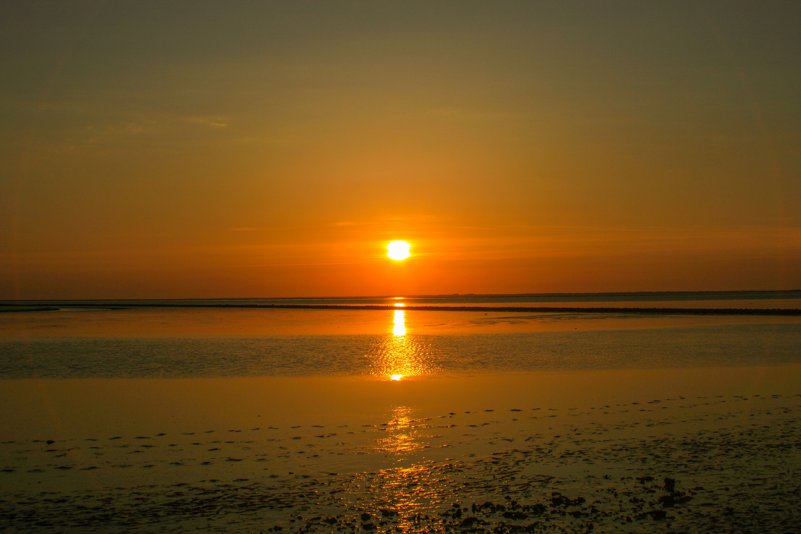 Sonnenuntergang in Norddeich