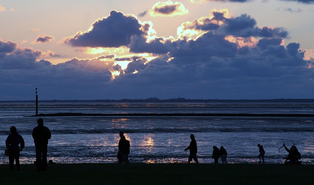 Sonnenuntergang in Norddeich l