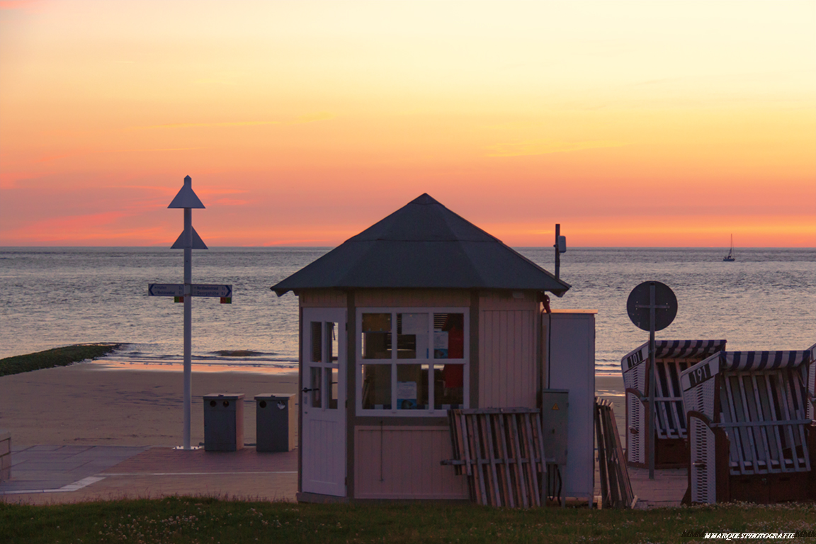 Sonnenuntergang in Norderney