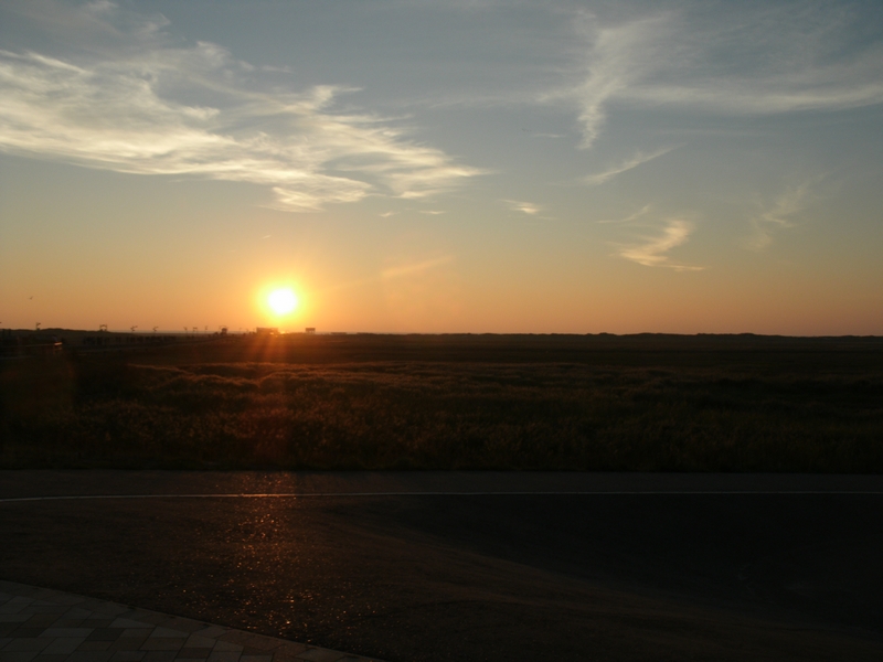 Sonnenuntergang in Nordfriesland