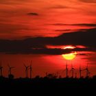 Sonnenuntergang in Nordfriesland