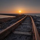 Sonnenuntergang in Nordfriesland