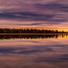 Sonnenuntergang in Nordschweden