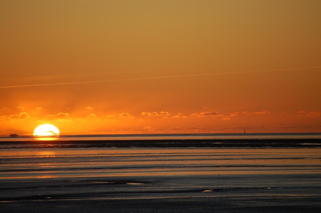 Sonnenuntergang in Nordstrand