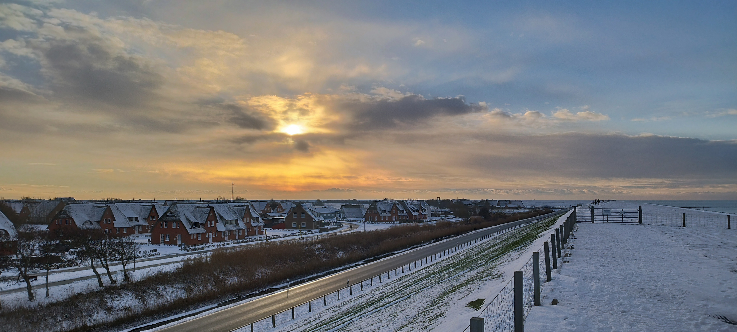 Sonnenuntergang in Nordstrand