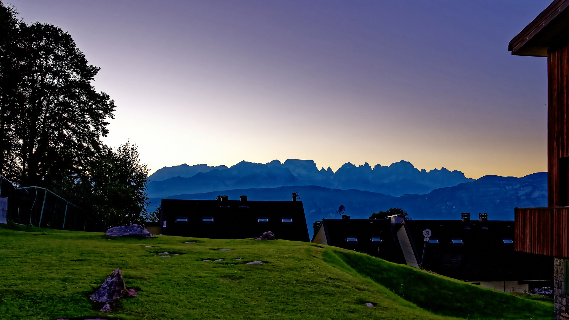 Sonnenuntergang in Norge, Trentino Italien