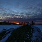 Sonnenuntergang in Norrbränningen