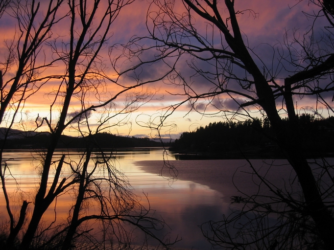 Sonnenuntergang in Norwegen