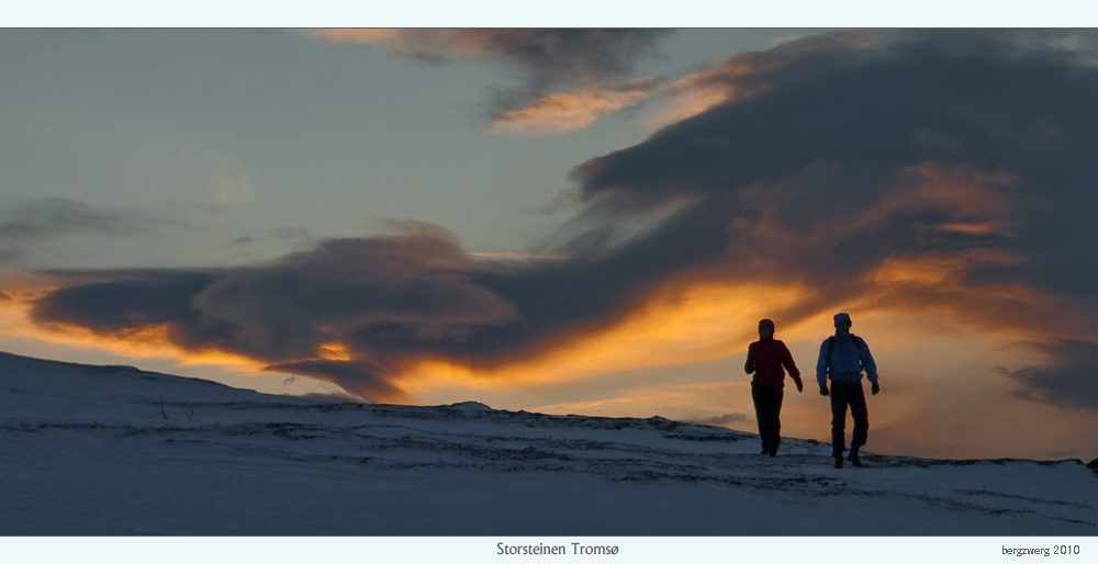 Sonnenuntergang in Norwegen