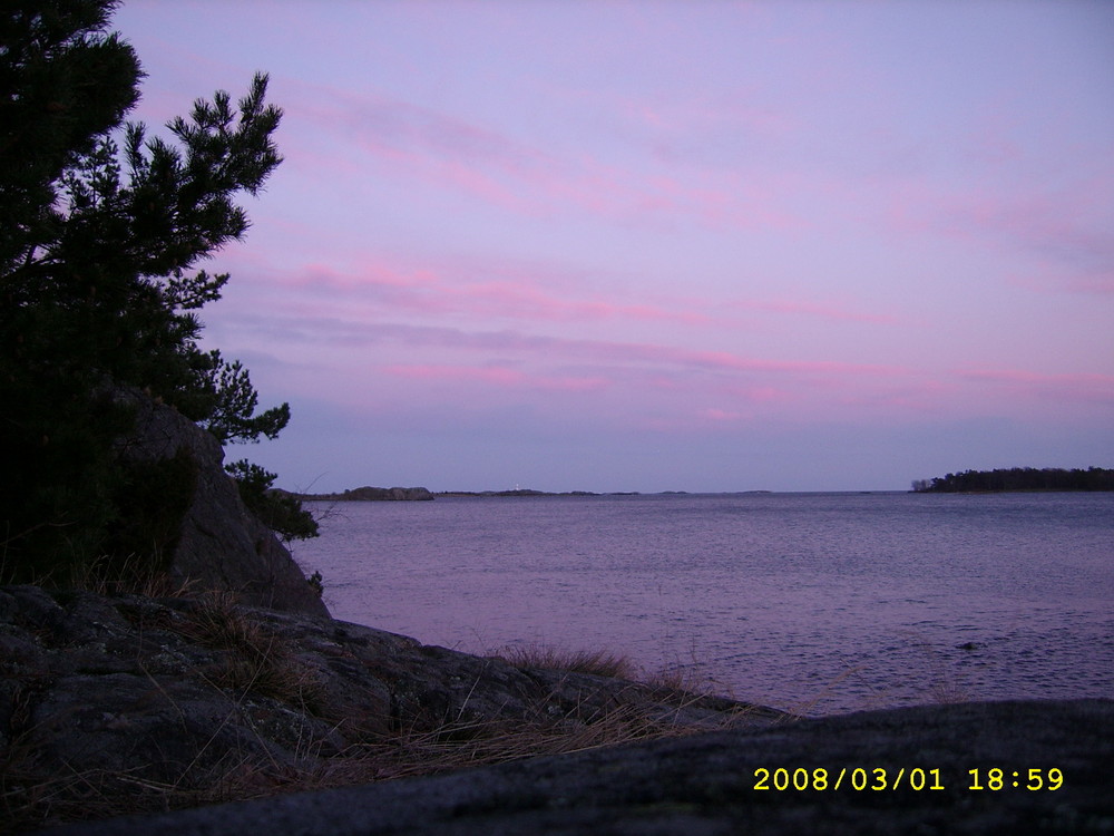 Sonnenuntergang in Norwegen