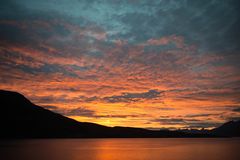 Sonnenuntergang in Norwegen