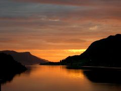 Sonnenuntergang in Norwegen