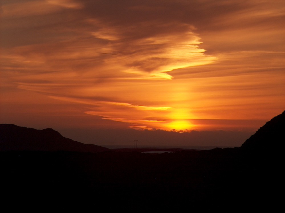 Sonnenuntergang in Norwegen