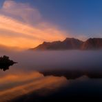 Sonnenuntergang in Norwegen