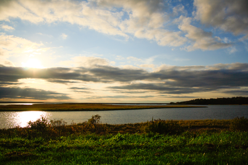 Sonnenuntergang in Nova Scotia