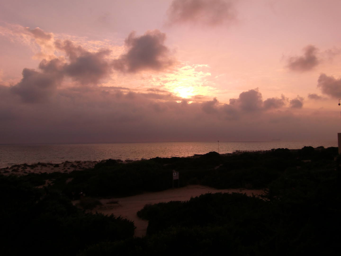 Sonnenuntergang in Novo Sancti Petri