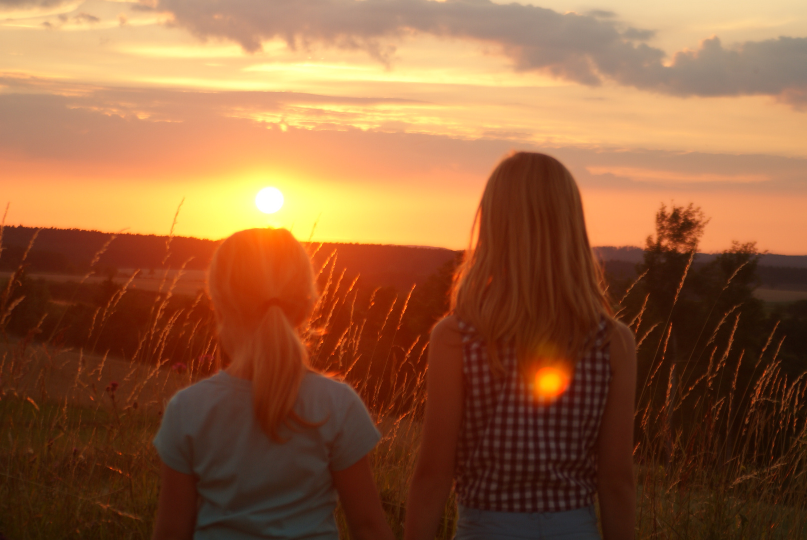 Sonnenuntergang in Oberfranken