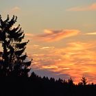 Sonnenuntergang in Oberhof