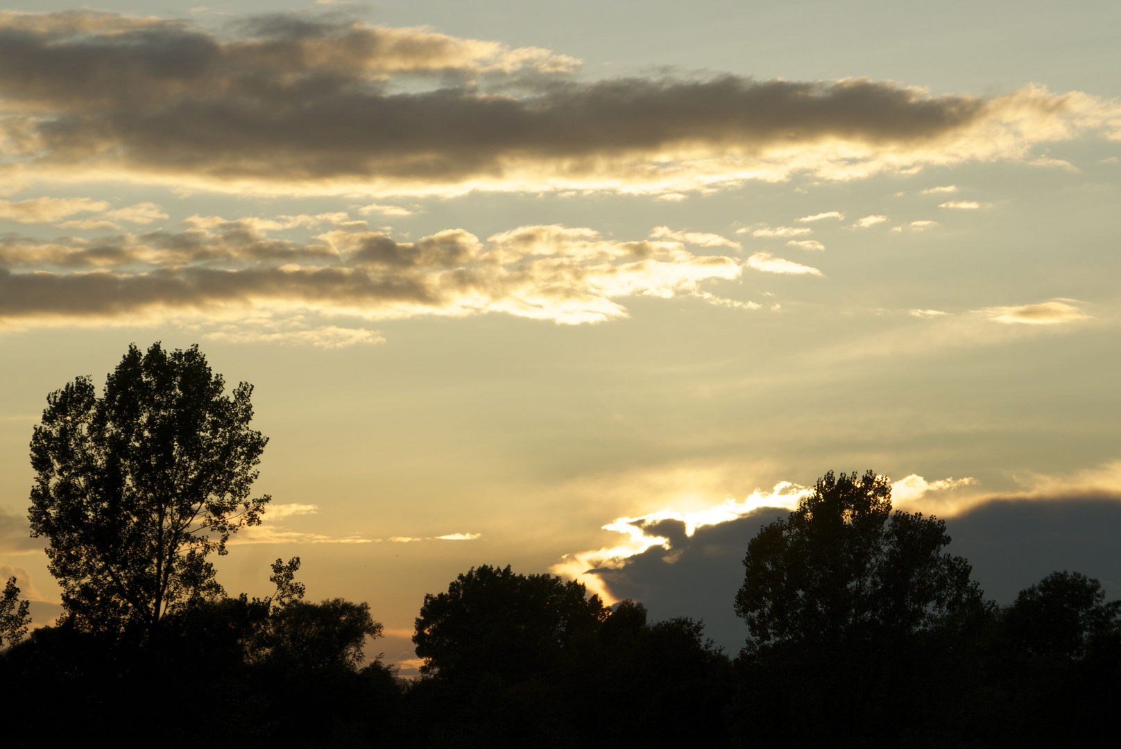 Sonnenuntergang in Oberneuland, Bremen