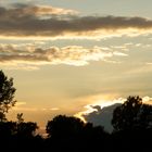 Sonnenuntergang in Oberneuland, Bremen