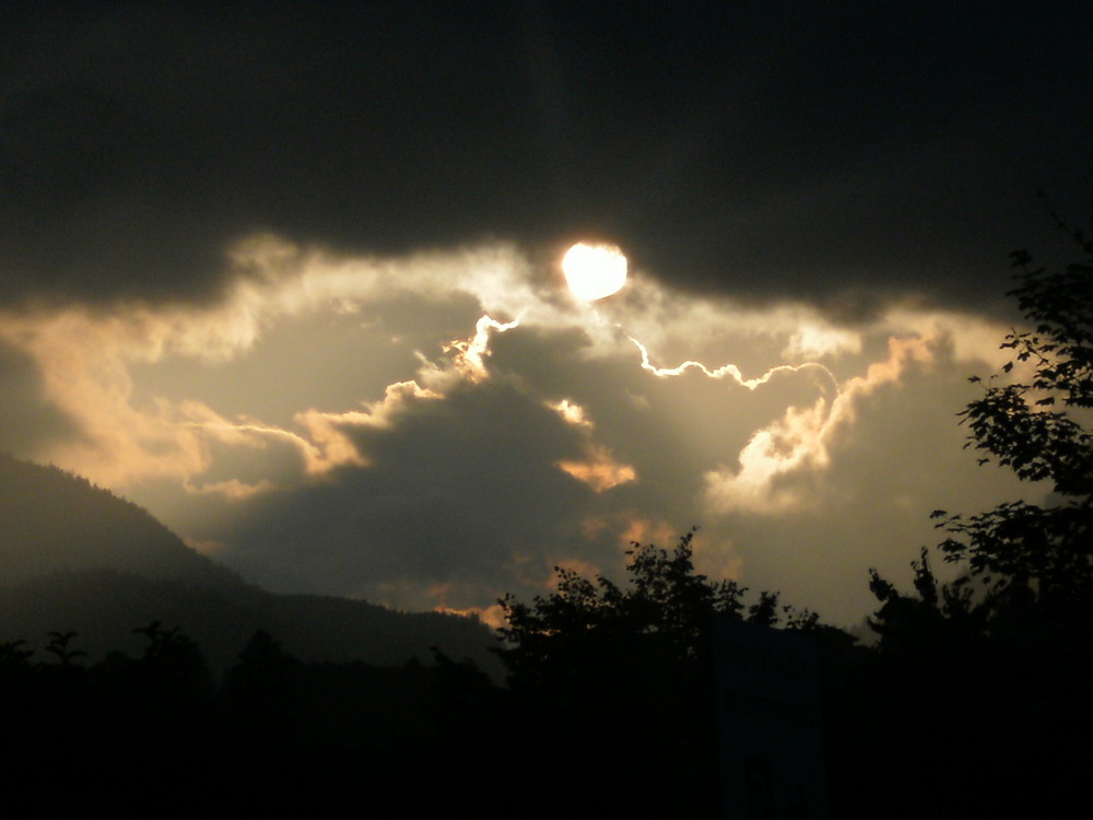 Sonnenuntergang in Oberstdorf