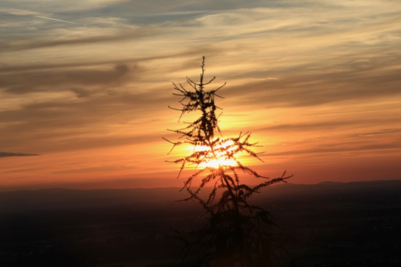 Sonnenuntergang in Oberweier