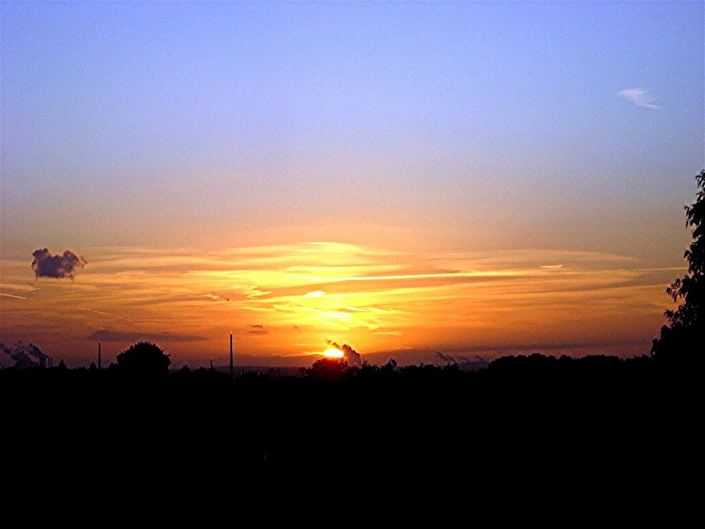 Sonnenuntergang in Odenthal