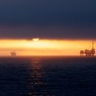 Sonnenuntergang in Öl
