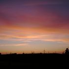 Sonnenuntergang in Oesterdeichstrich nähe Büsum