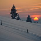 Sonnenuntergang in Österreich