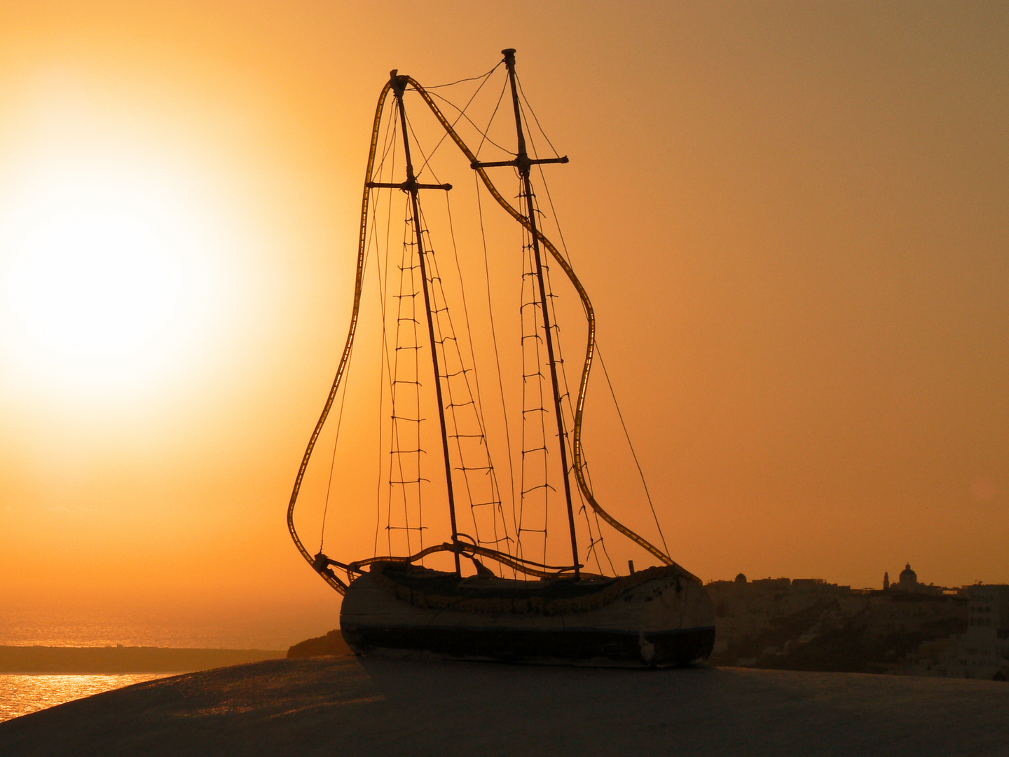 Sonnenuntergang in Oia 2007