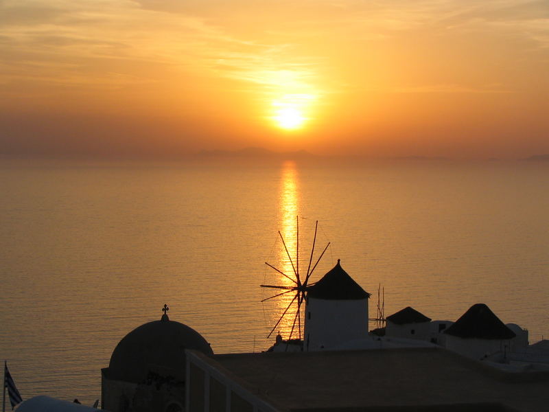 Sonnenuntergang in Oia