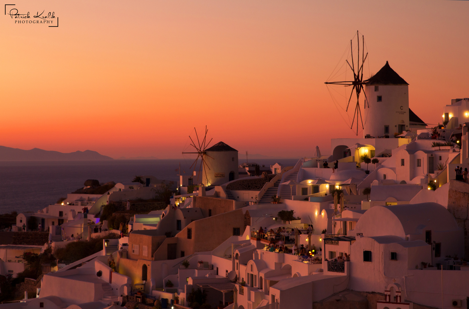 Sonnenuntergang in OIA