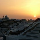 Sonnenuntergang in Oia auf Santorin