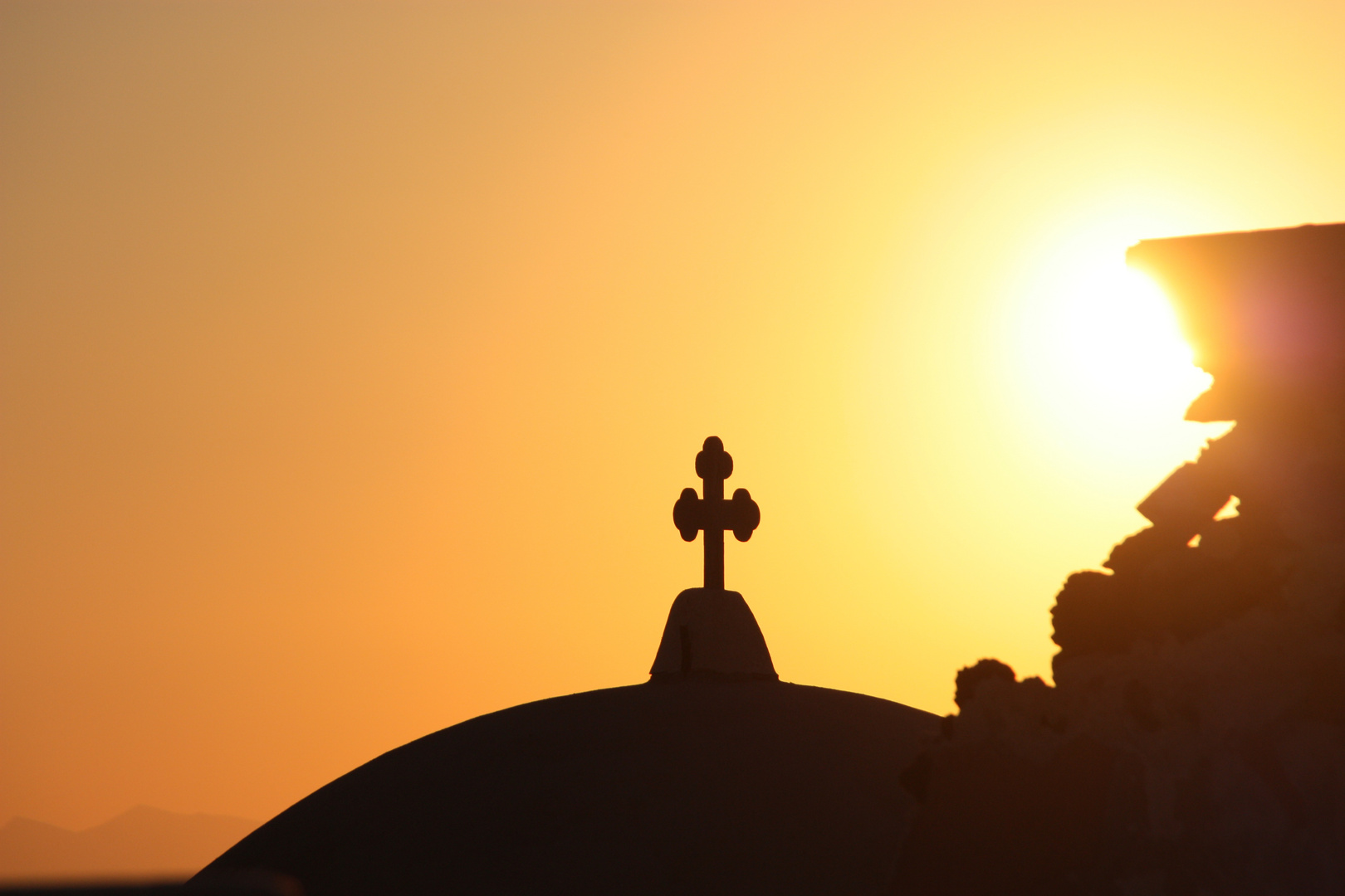 Sonnenuntergang in Oia (Santorin)